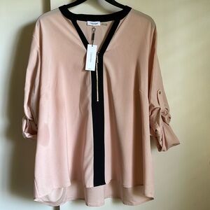 Calvin Klein Blush Pink Blouse